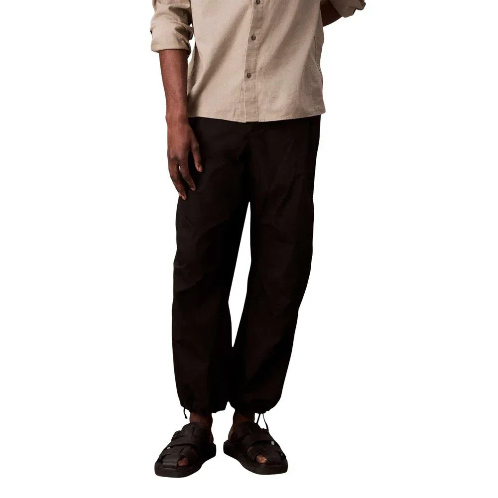 Calvin Klein Jeans Black Cotton Joggers (Workout Pants)