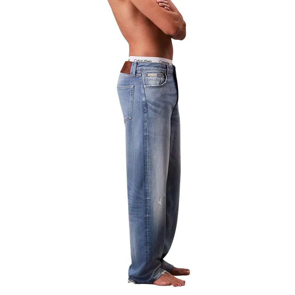 Calvin Klein Jeans Blue Lyocell Relaxed Fit Jeans