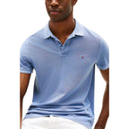 Tommy Hilfiger Blue Cotton Polo Shirt - Zeiniez
