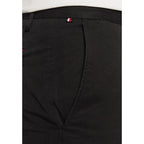 Tommy Hilfiger Black Recycled Cotton Skinny Pants