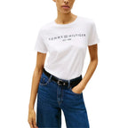 Tommy Hilfiger White Recycled Cotton T-Shirt - Zeiniez