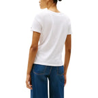 Tommy Hilfiger White Recycled Cotton T-Shirt - Zeiniez