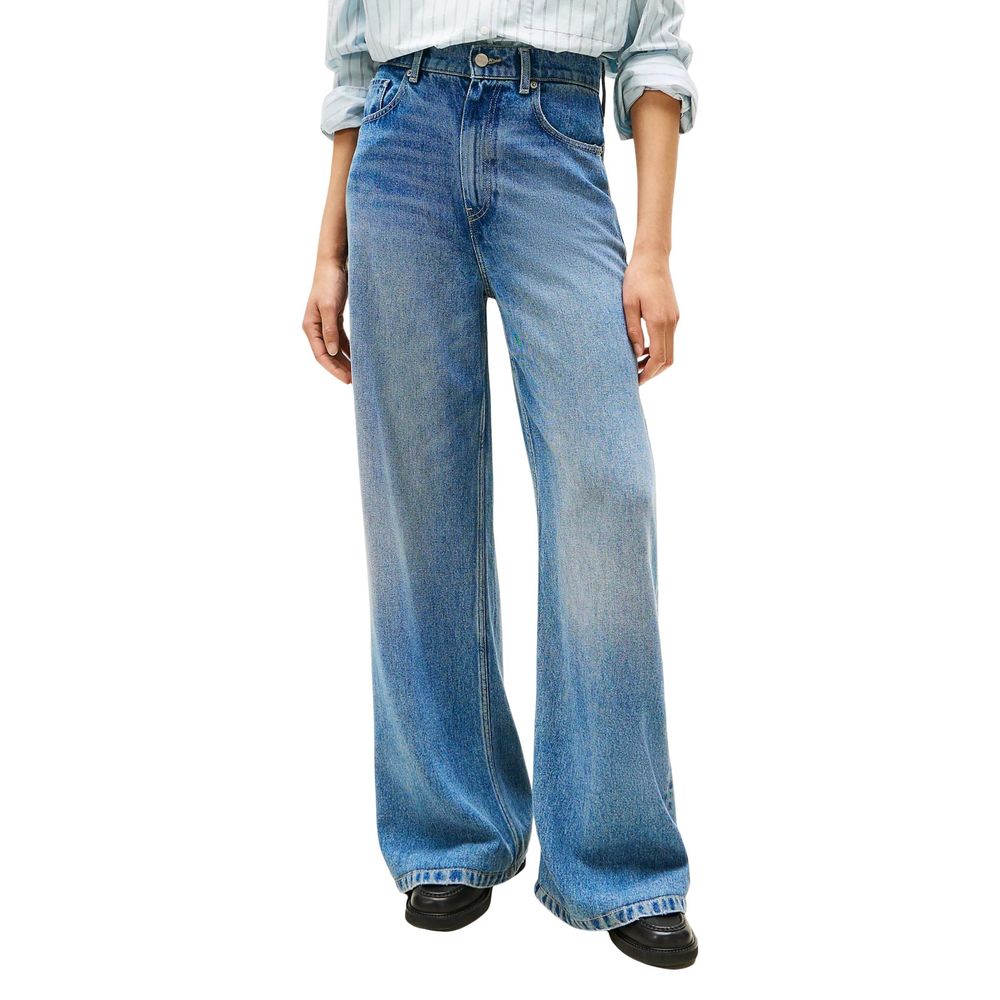 Tommy Hilfiger Blue Lyocell Bootcut Jeans