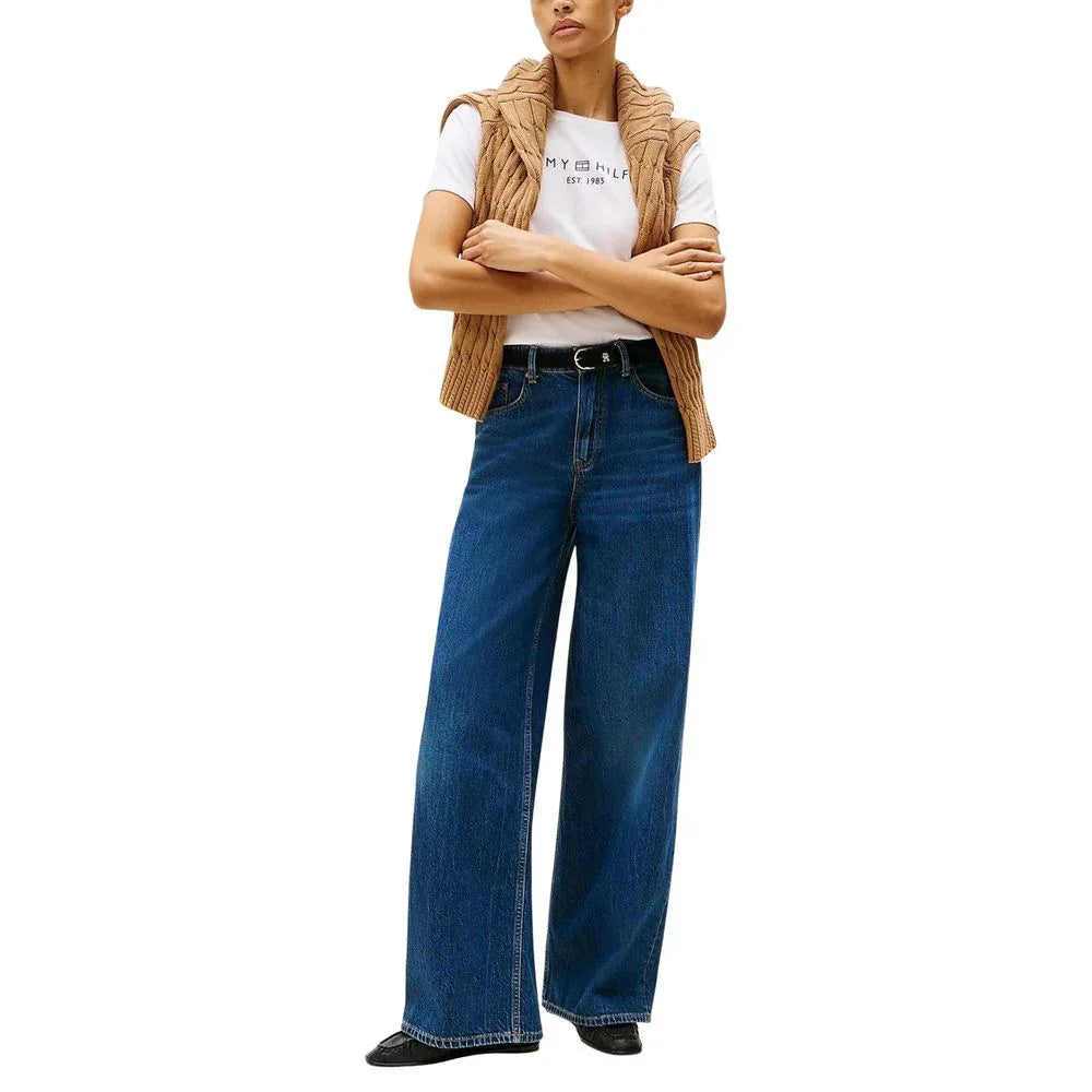 Tommy Hilfiger White Recycled Cotton T-Shirt - Zeiniez