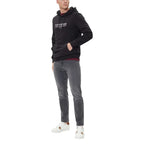 Tommy Hilfiger Black Recycled Cotton Hoodie - Zeiniez