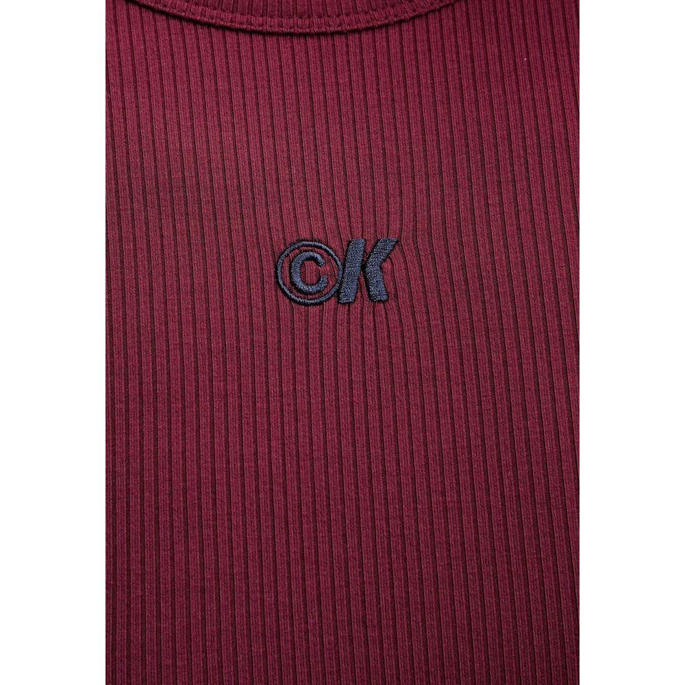 Calvin Klein Jeans Bordeaux Modal Long Dress - Zeiniez