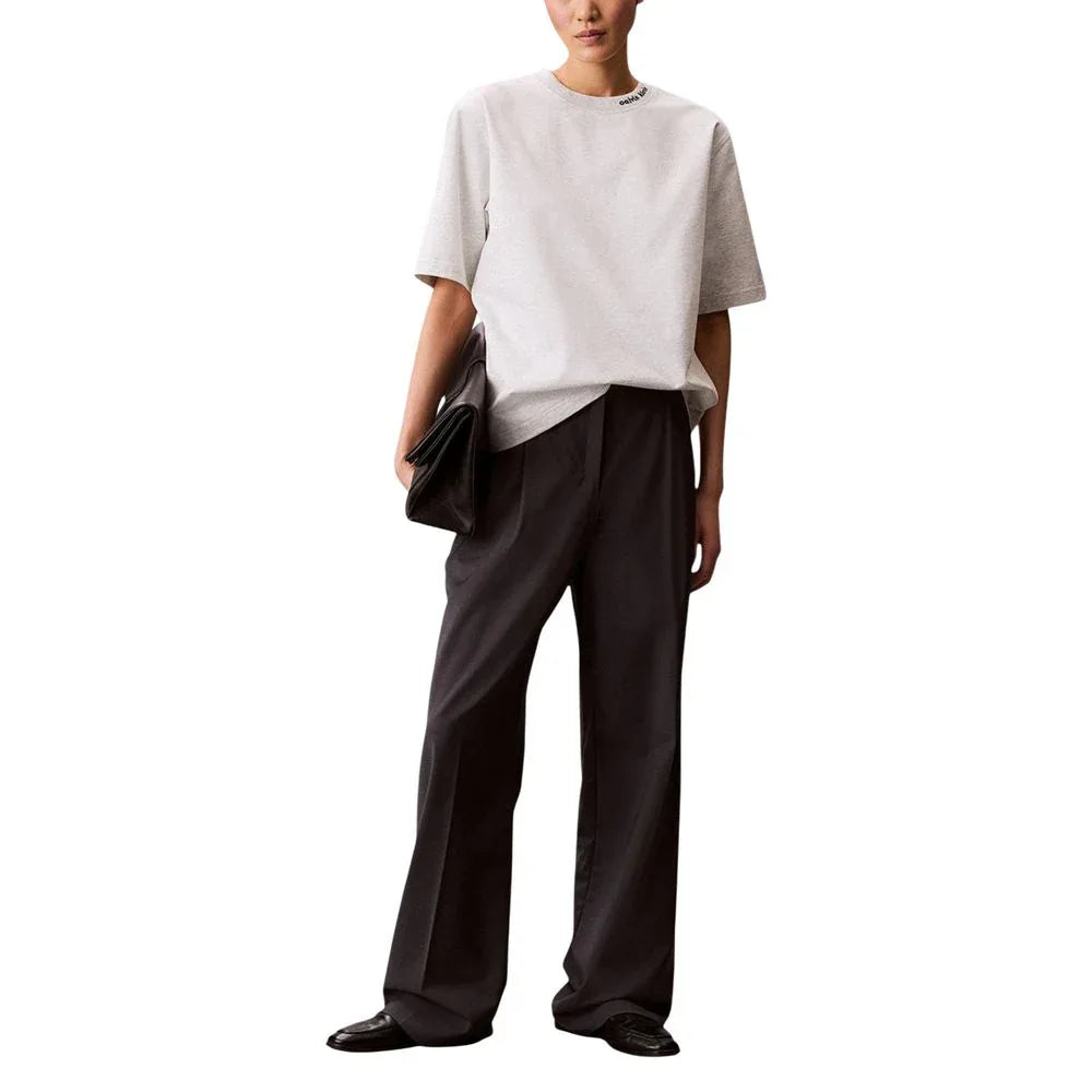 Calvin Klein Jeans Gray Cotton T-Shirt - Zeiniez