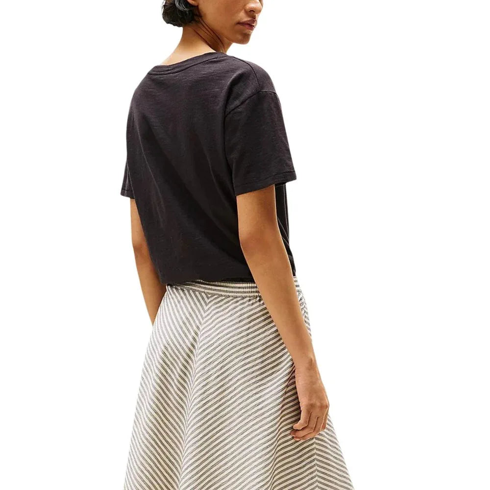 Tommy Hilfiger Black Organic Cotton T-Shirt - Zeiniez