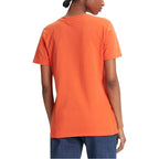 Tommy Hilfiger Orange Recycled Cotton T-Shirt - Zeiniez