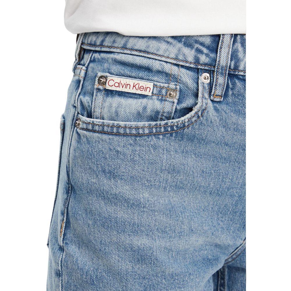 Calvin Klein Jeans Blue Recycled Cotton Mom Jeans