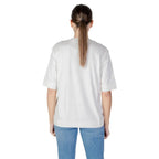 Calvin Klein Jeans White Cotton T-Shirt