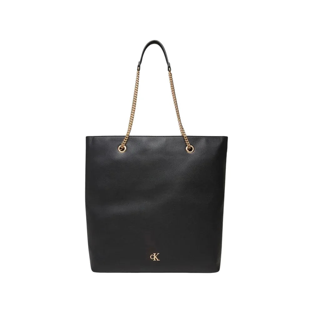 Calvin Klein Black Polyethylene Handbag