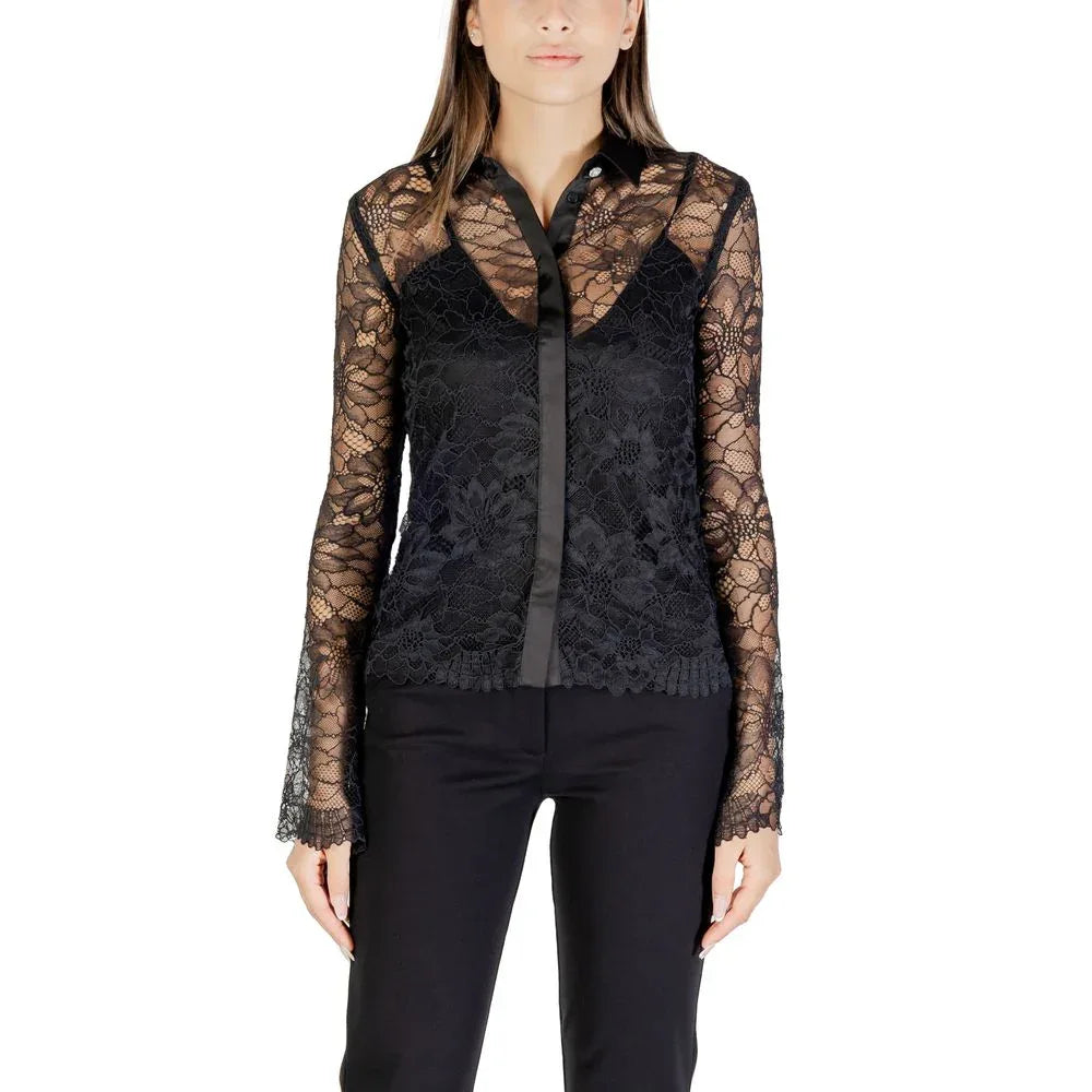 Guess Black Polyamide Blouse