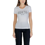 Guess White Cotton T-Shirt - Zeiniez