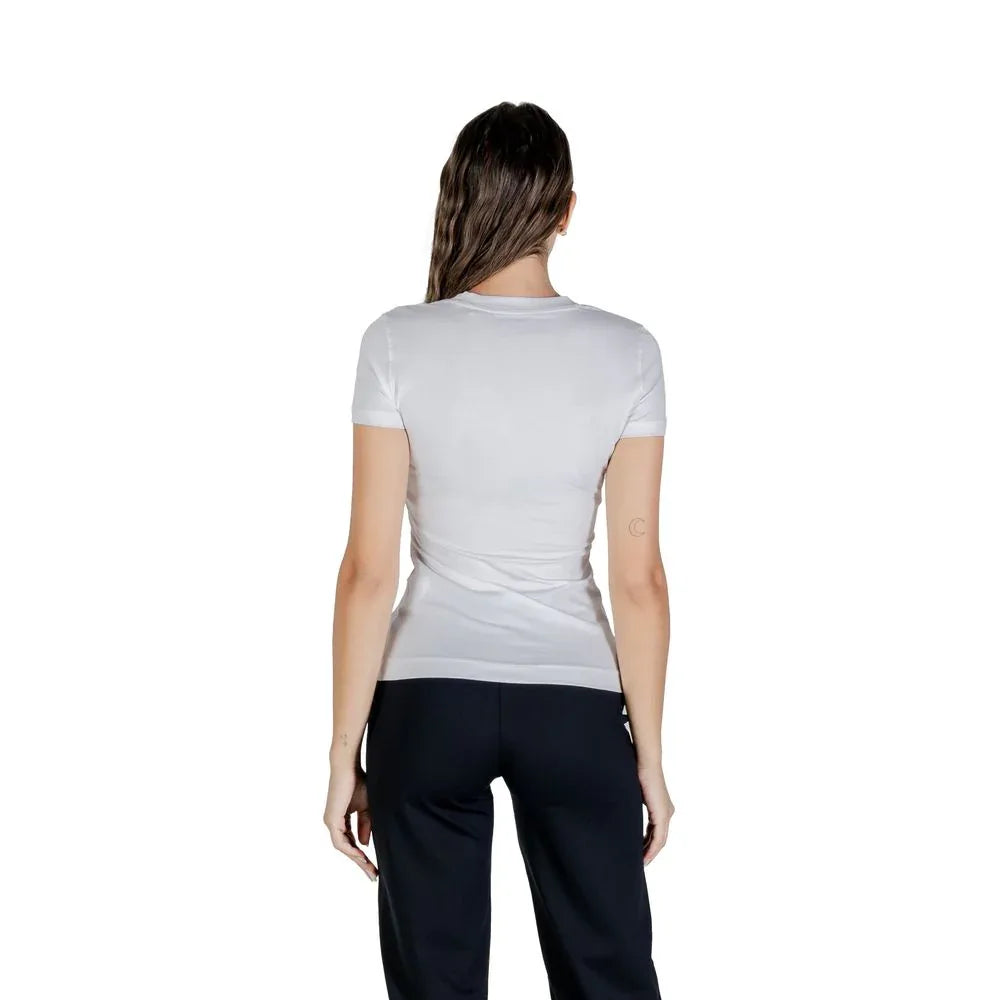 Guess White Cotton T-Shirt - Zeiniez