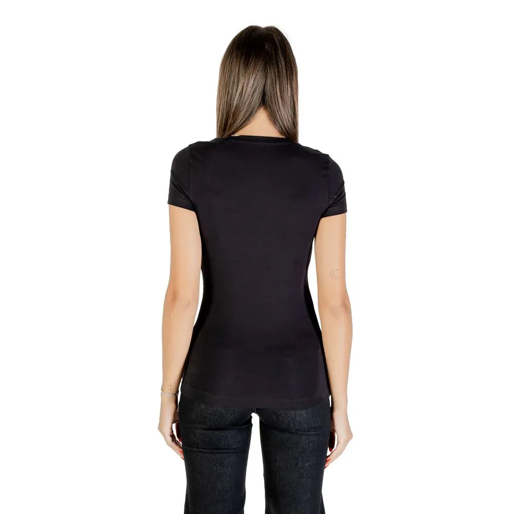 Guess Black Cotton T-Shirt - Zeiniez