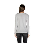 Armani Exchange White Cotton Long Sleeve T-Shirt - Zeiniez