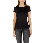 Armani Exchange Black Cotton T-Shirt