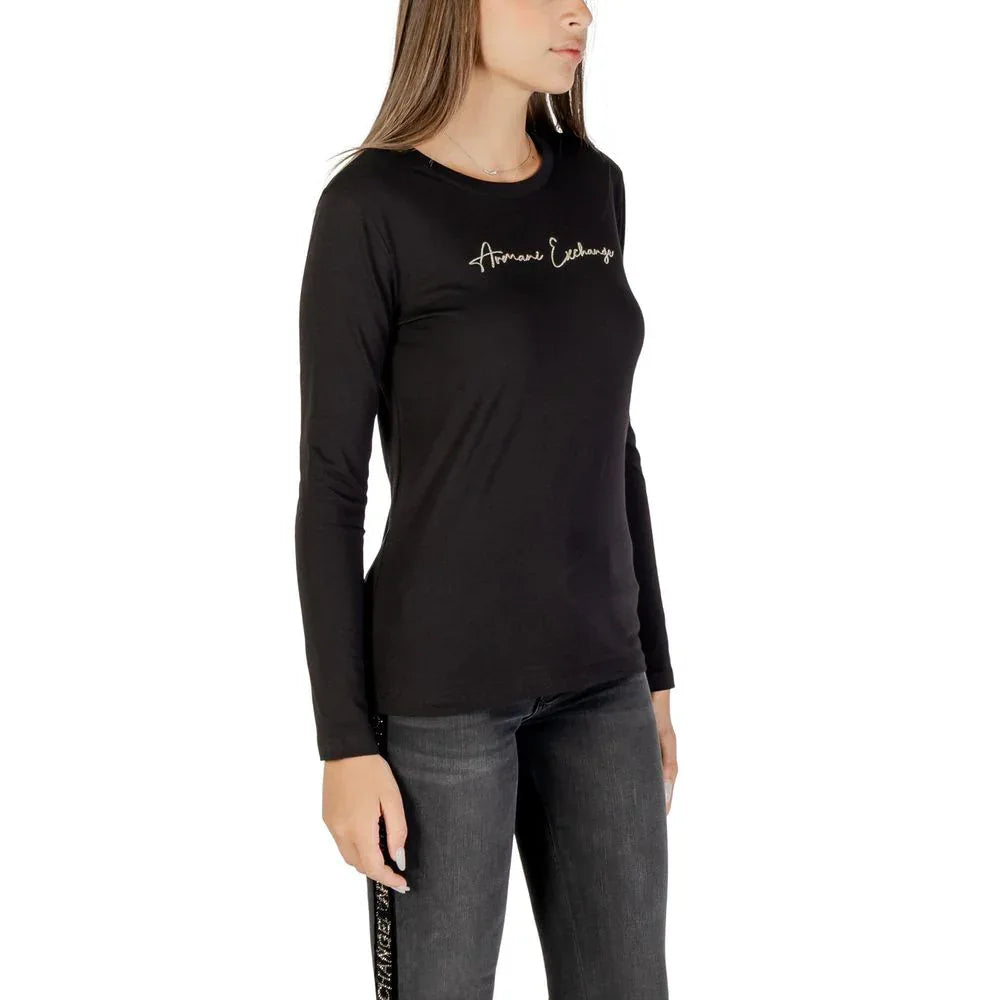 Armani Exchange Bicolor Cotton Long Sleeve T-Shirt - Zeiniez