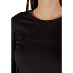 Armani Exchange Black Cotton Long Sleeve T-Shirt - Zeiniez