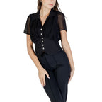 Morgan De Toi Black Polyester Shortsleeve Shirt