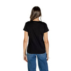Liu Jo Black Cotton T-Shirt - Zeiniez