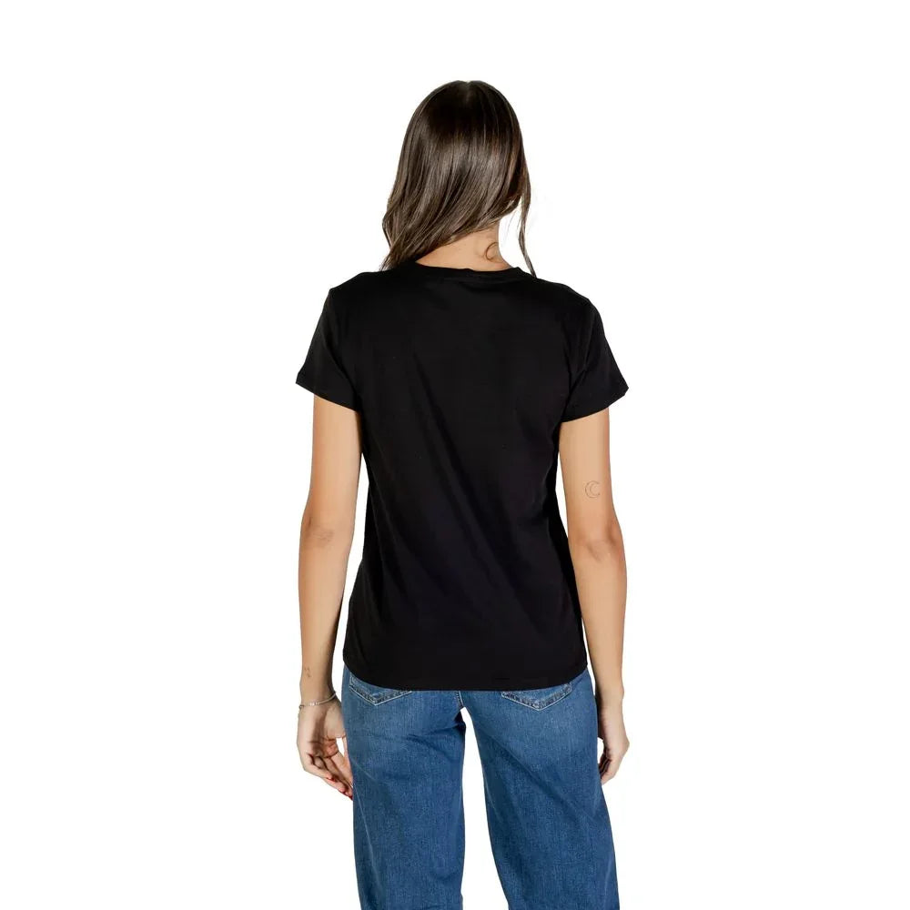 Liu Jo Black Cotton T-Shirt - Zeiniez