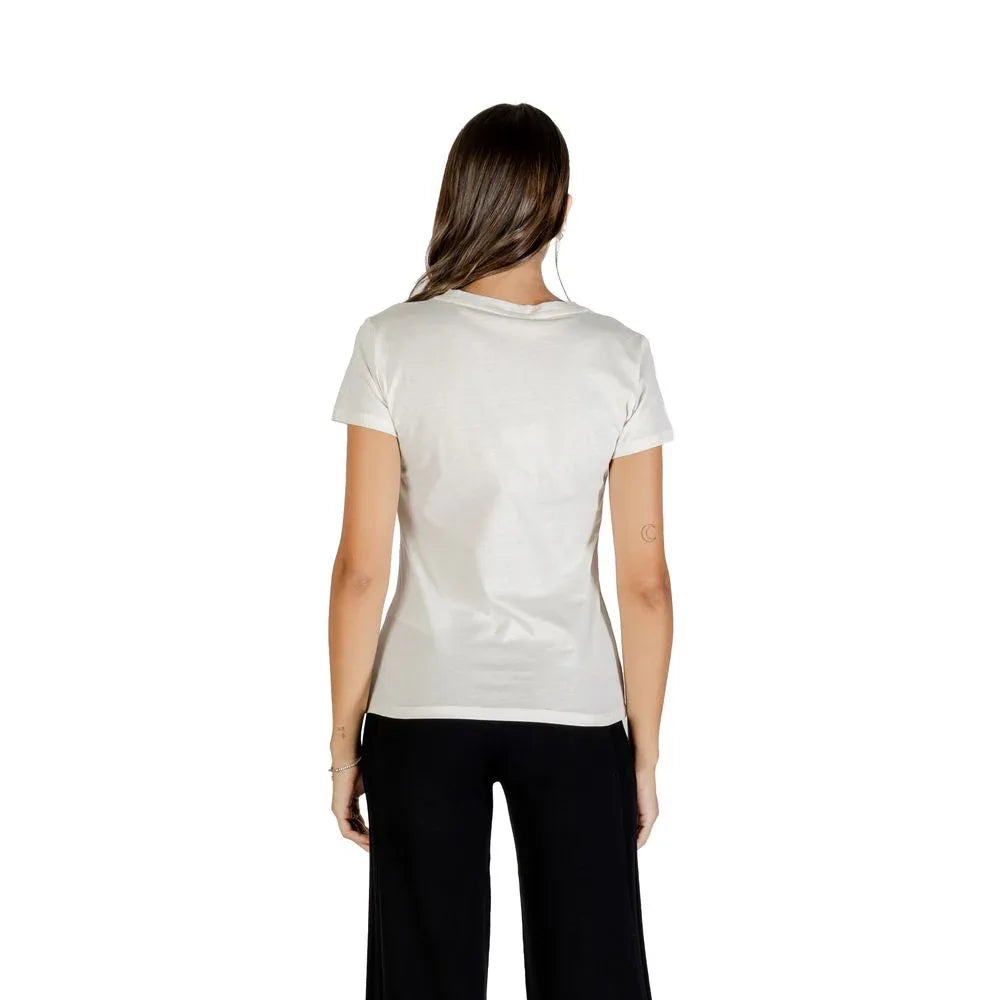 Liu Jo White Cotton T-Shirt - Zeiniez