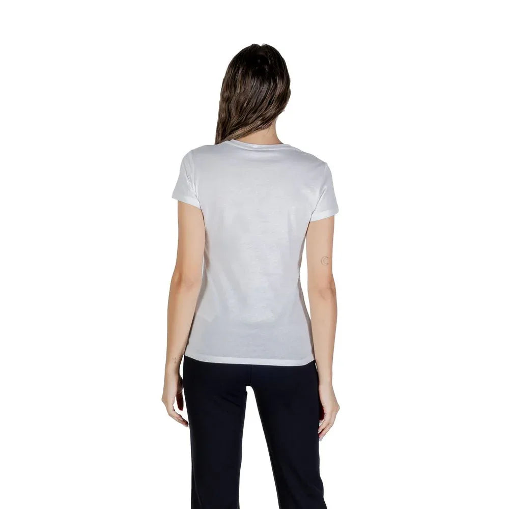 Liu Jo White Cotton T-Shirt - Zeiniez