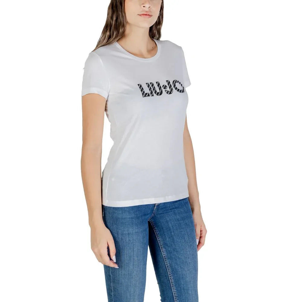 Liu Jo White Cotton T-Shirt