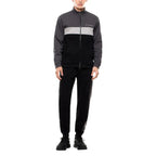 EA7 Emporio Armani Black Cotton Sweatsuit