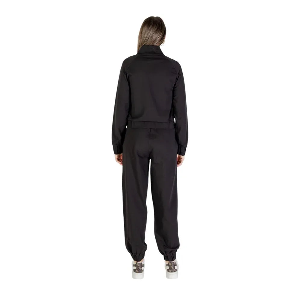 EA7 Emporio Armani Black Cotton Tracksuit - Zeiniez