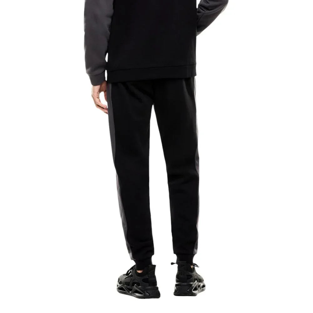 EA7 Emporio Armani Black Cotton Sweatsuit