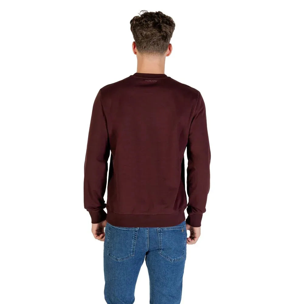 Antony Morato Bordeaux Cotton Sweatshirt