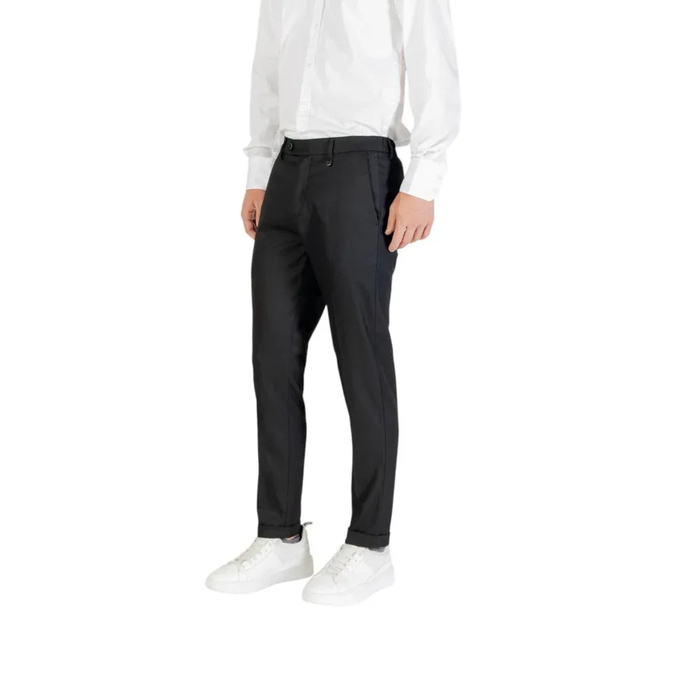 Antony Morato Black Polyester Skinny Pants - Zeiniez
