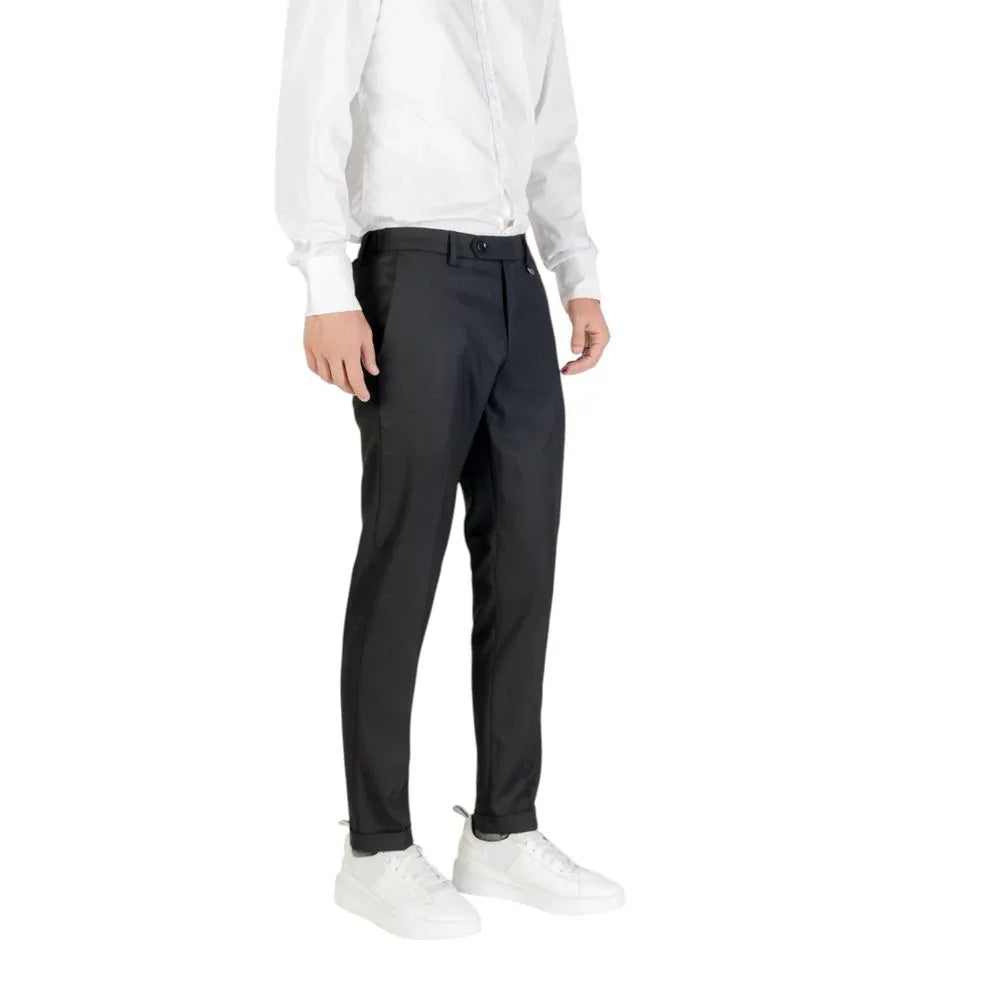 Antony Morato Black Polyester Skinny Pants - Zeiniez