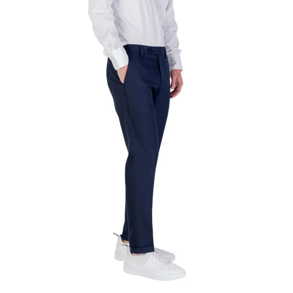 Antony Morato Blue Polyester Skinny Pants - Zeiniez