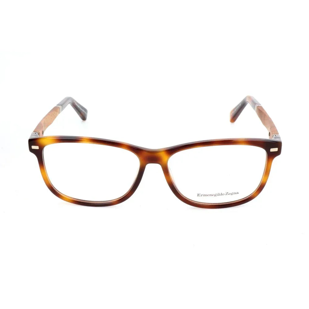 Ermenegildo Zegna Brown Acetate Glasses (Frames) - Zeiniez