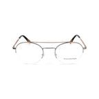 Ermenegildo Zegna Gray Metal Glasses (Frames)