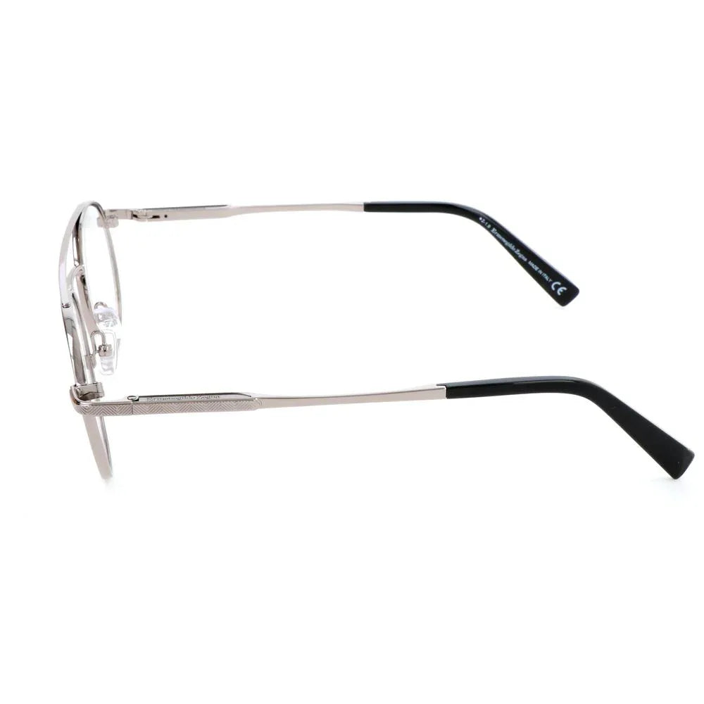 Ermenegildo Zegna Gray Metal Glasses (Frames) - Zeiniez