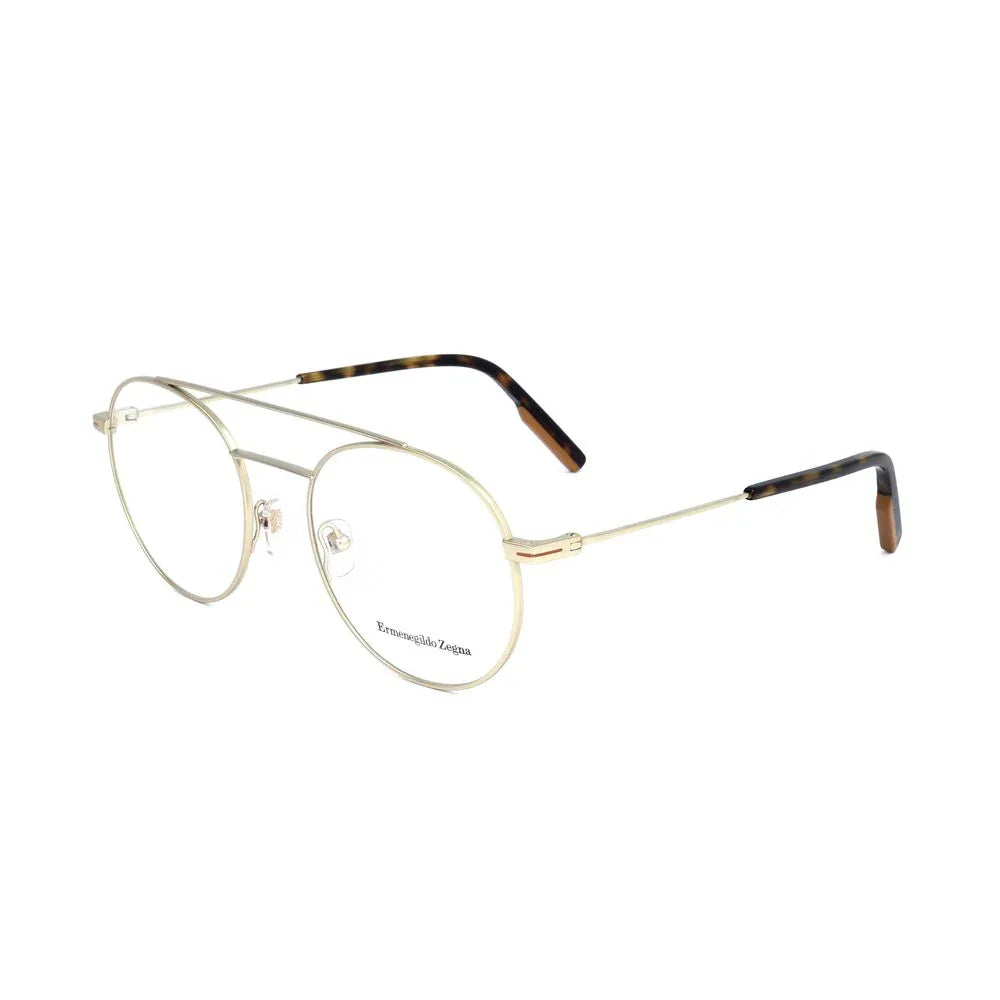 Ermenegildo Zegna Gold Metal Glasses (Frames) - Zeiniez
