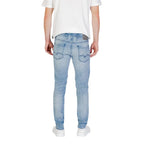 Replay Light Blue Cotton Relaxed Fit Jeans - Zeiniez