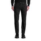 Jeckerson Black Cotton Skinny Pants - Zeiniez