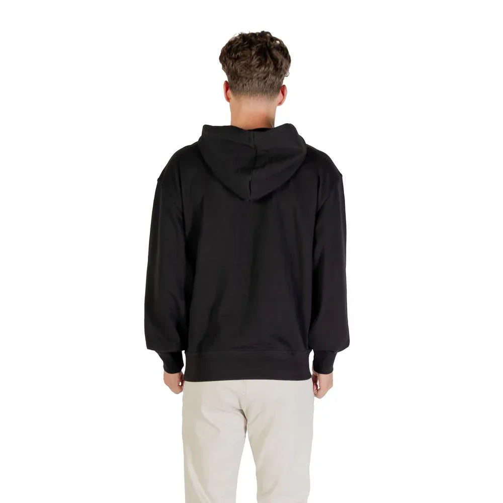 Hugo Boss Black Cotton Hoodie - Zeiniez