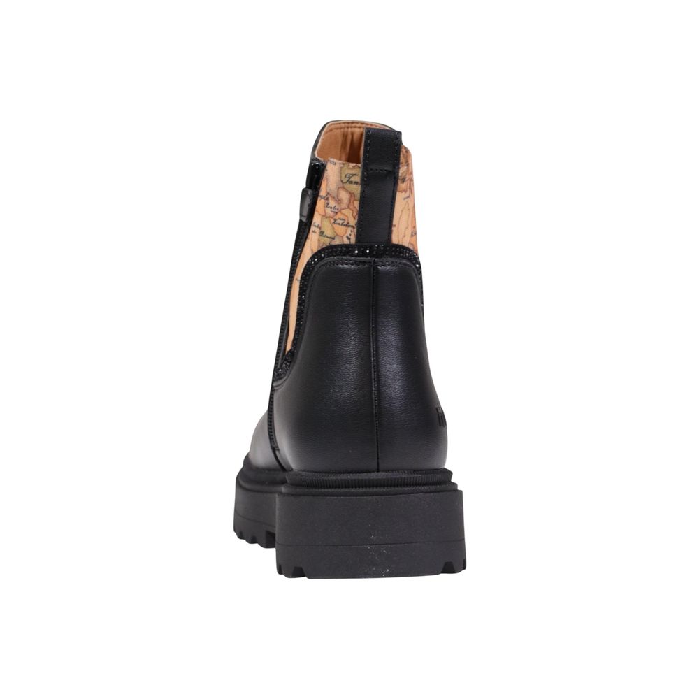 Alviero Martini Prima Classe Black Polyethylene Ankle Boots