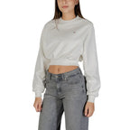 Tommy Hilfiger Jeans Cream Recycled Cotton Sweatshirt - Zeiniez