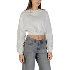 Tommy Hilfiger Jeans Cream Recycled Cotton Sweatshirt - Zeiniez