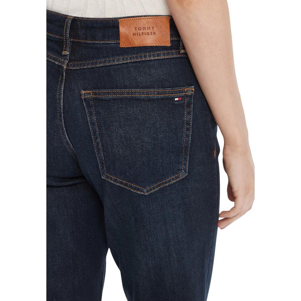 Tommy Hilfiger Blue Recycled Cotton Mom Jeans - Zeiniez