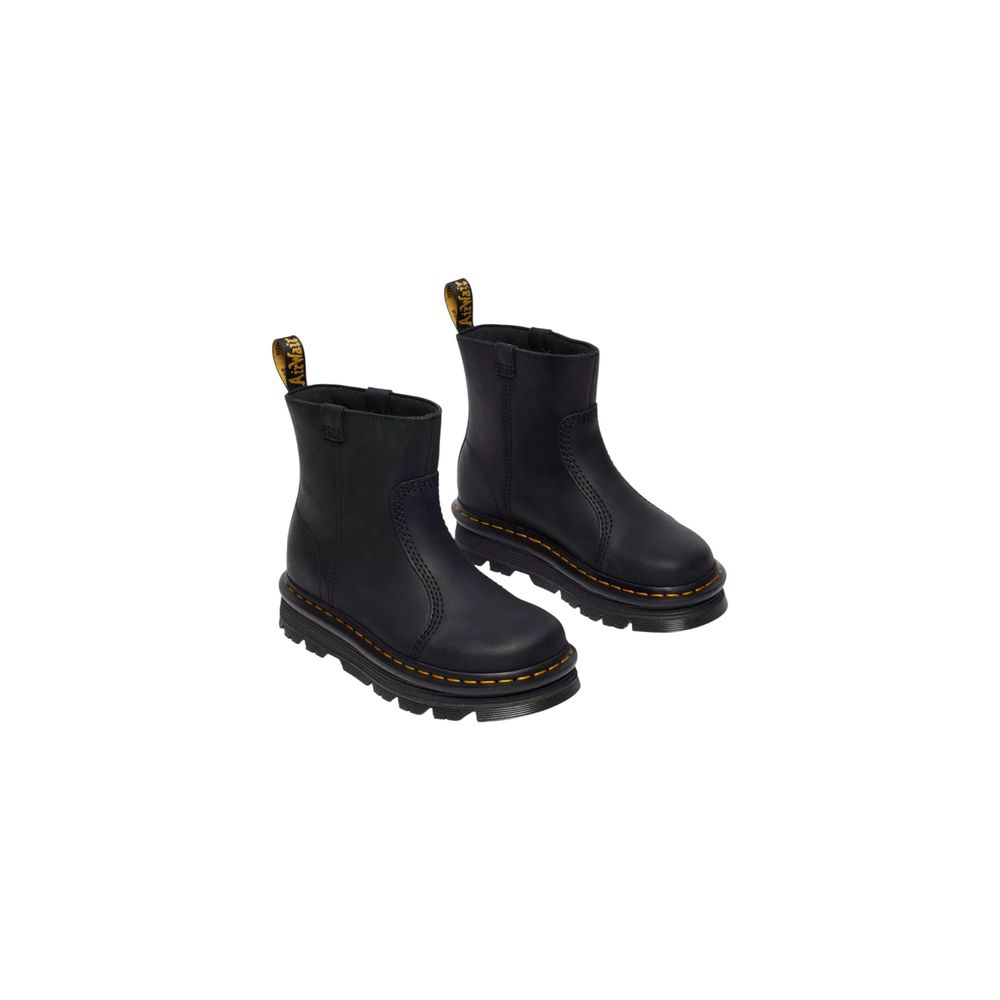 Dr. Martens Black Leather Ankle Boots