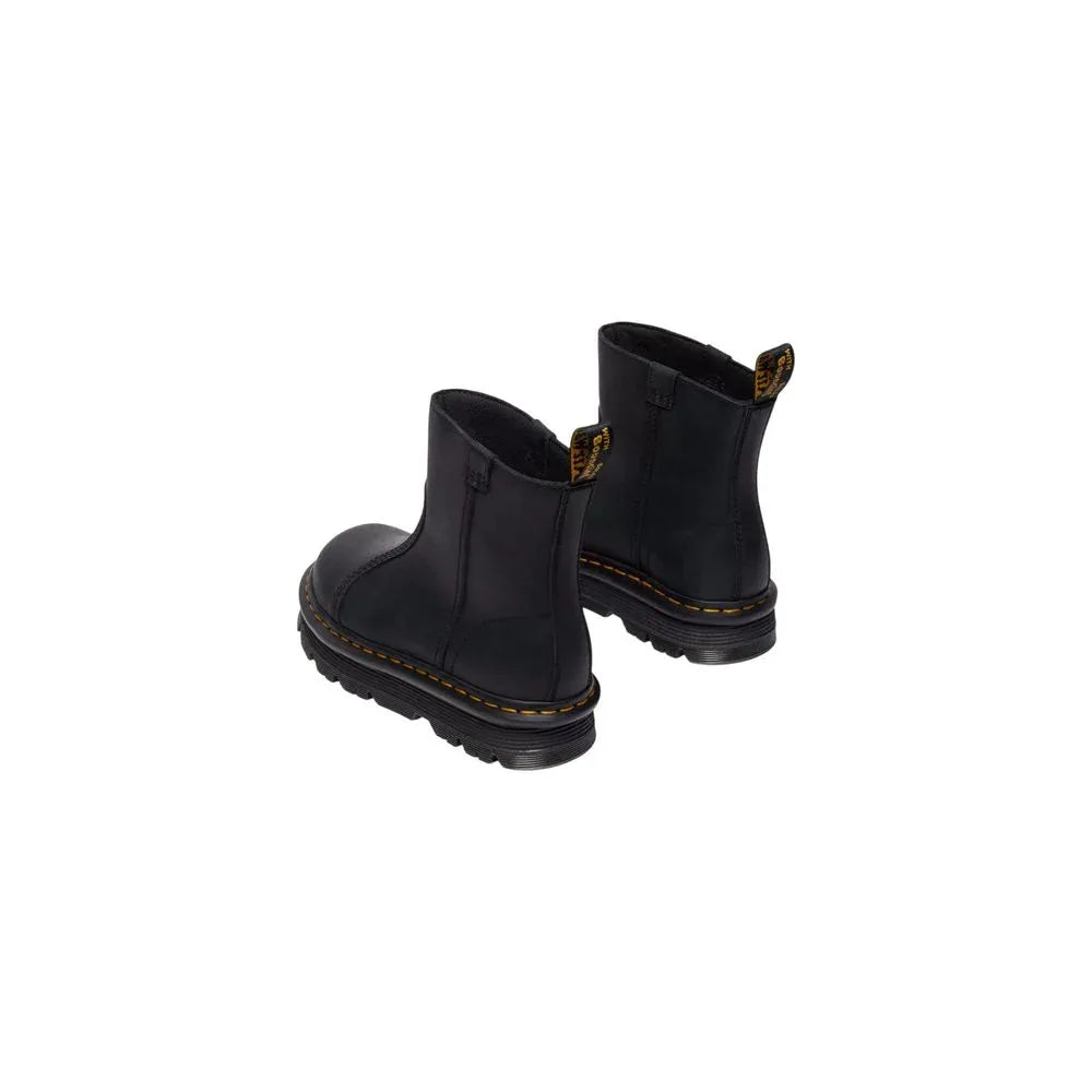 Dr. Martens Black Leather Ankle Boots
